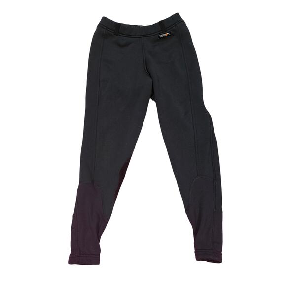Kerrits Black Kids Riding Breeches Fleece Lines Size Small - Picture 1 of 4